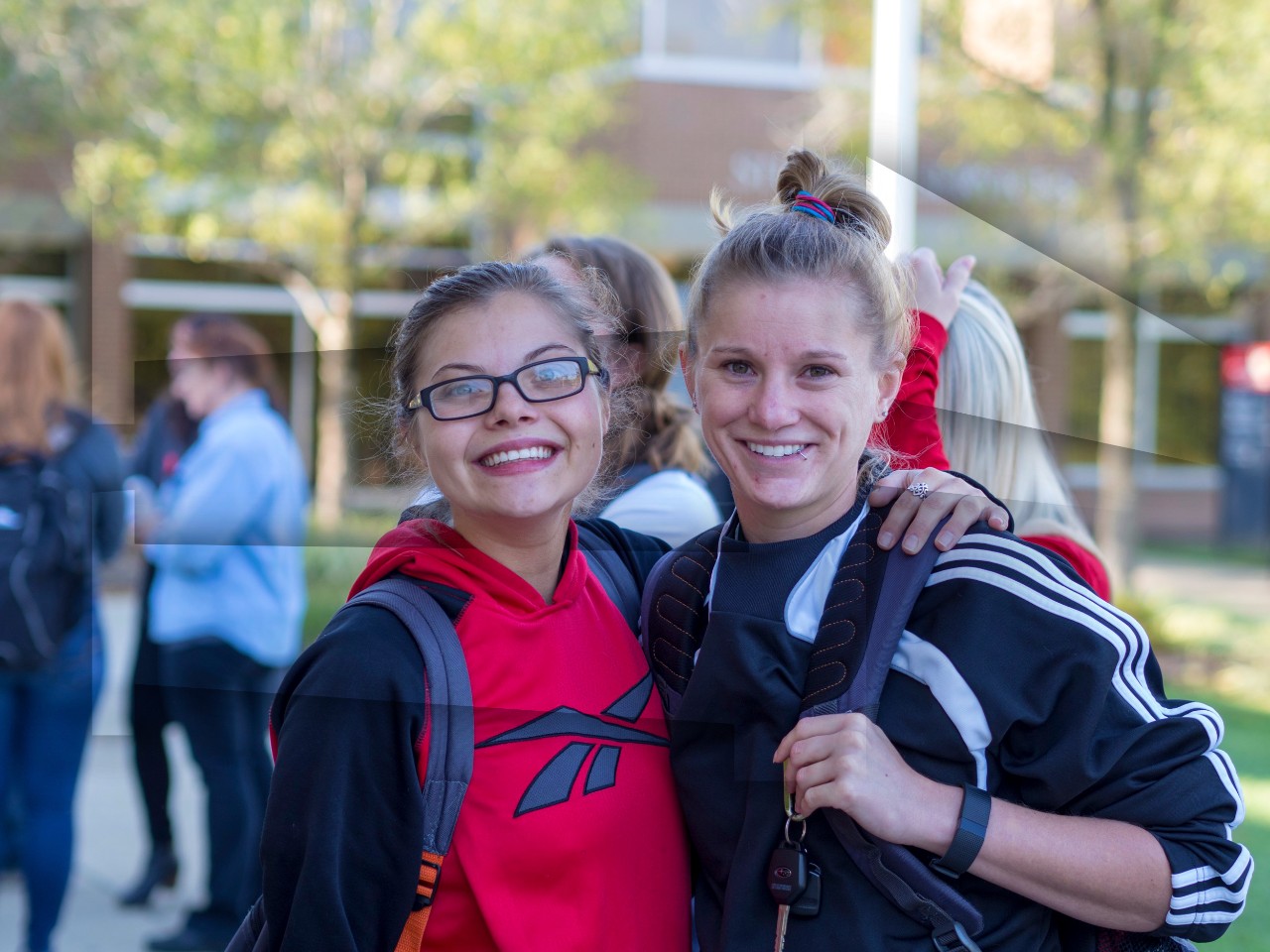 student with Bearcat