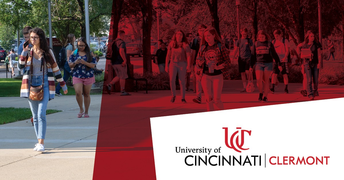 students walk across campus